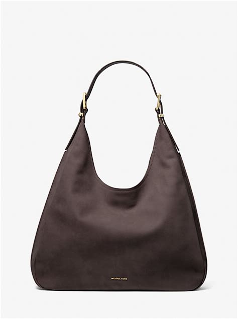 Michael Kors nubuck hobo